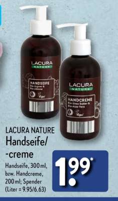 LACURA NATURE Handseife/-creme