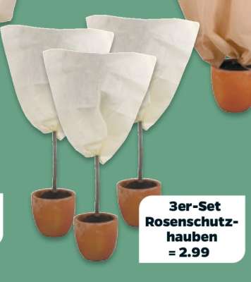 3er-Set Rosenschutzhauben