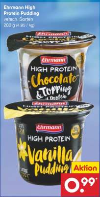 Ehrmann High Protein Pudding*