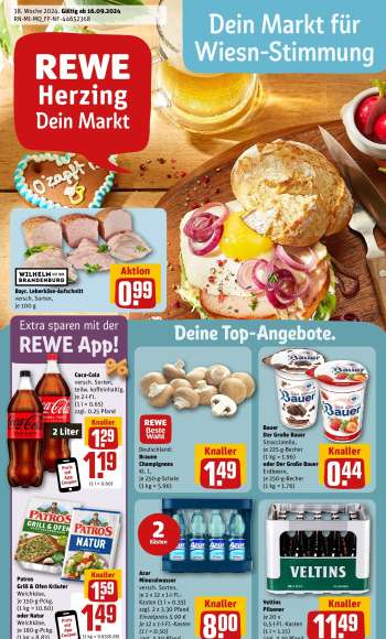 Prospekte REWE - 16.09.2024 - 21.09.2024.