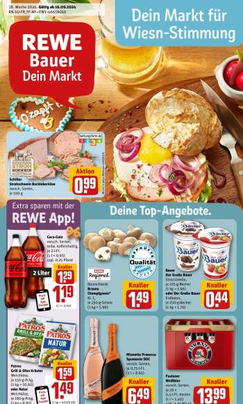 Prospekte REWE - 16.09.2024 - 21.09.2024.