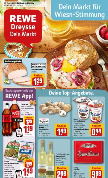 Prospekte REWE - 16.09.2024 - 21.09.2024.