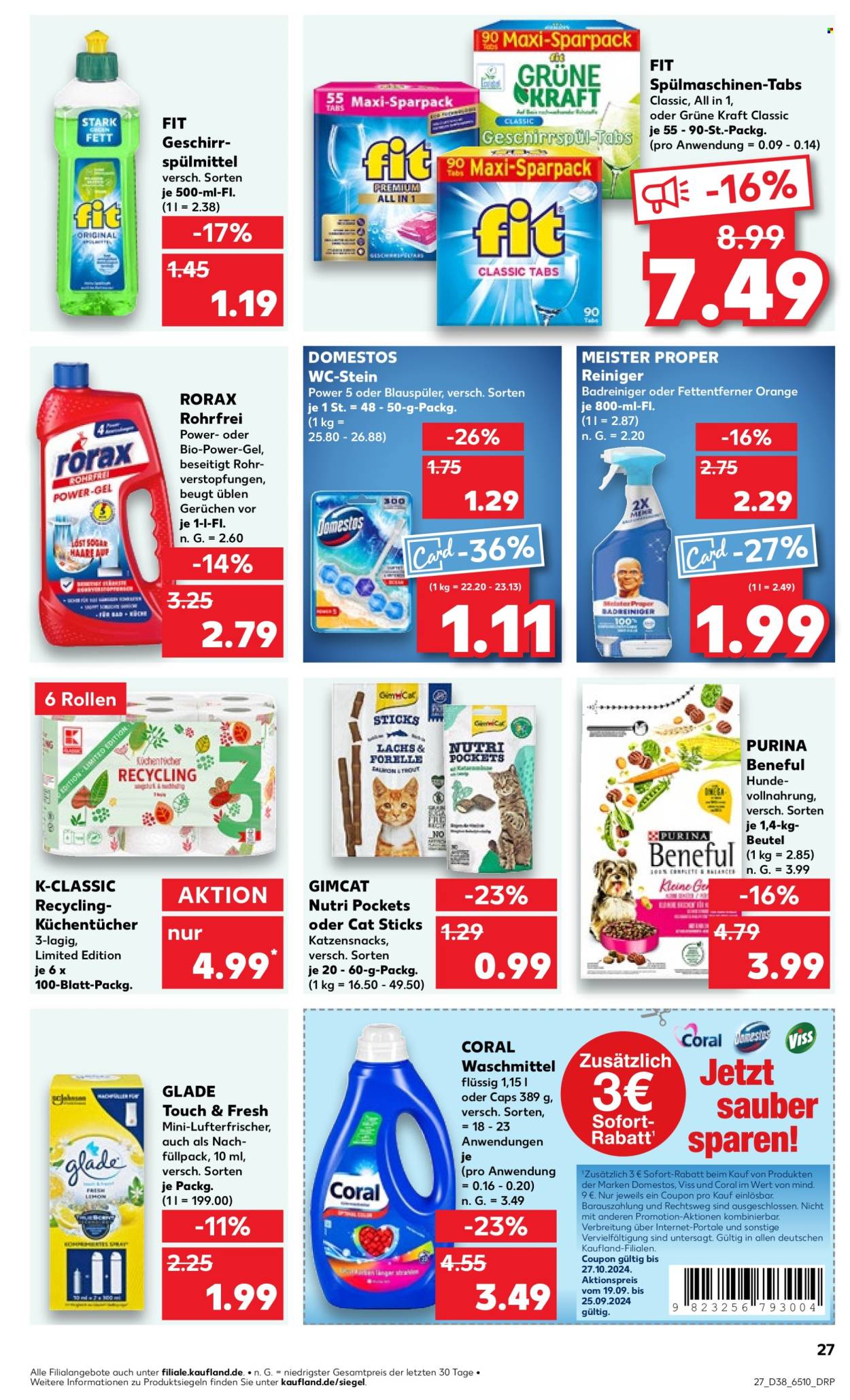 Prospekte Kaufland - 19.09.2024 - 25.09.2024. Seite 27