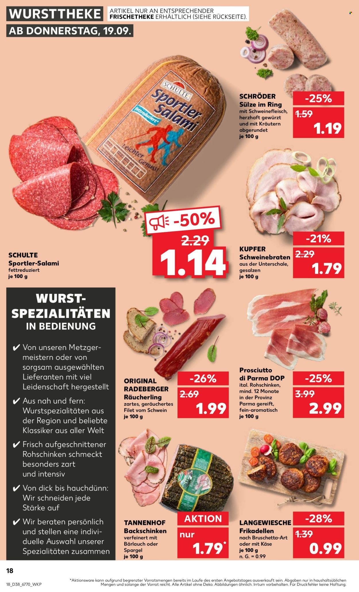 Prospekte Kaufland - 19.09.2024 - 25.09.2024. Seite 18