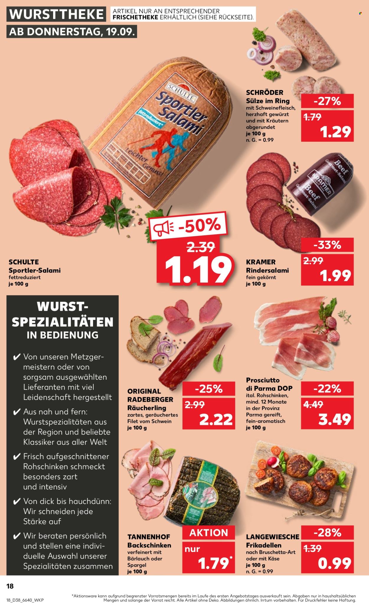 Prospekte Kaufland - 19.09.2024 - 25.09.2024. Seite 18