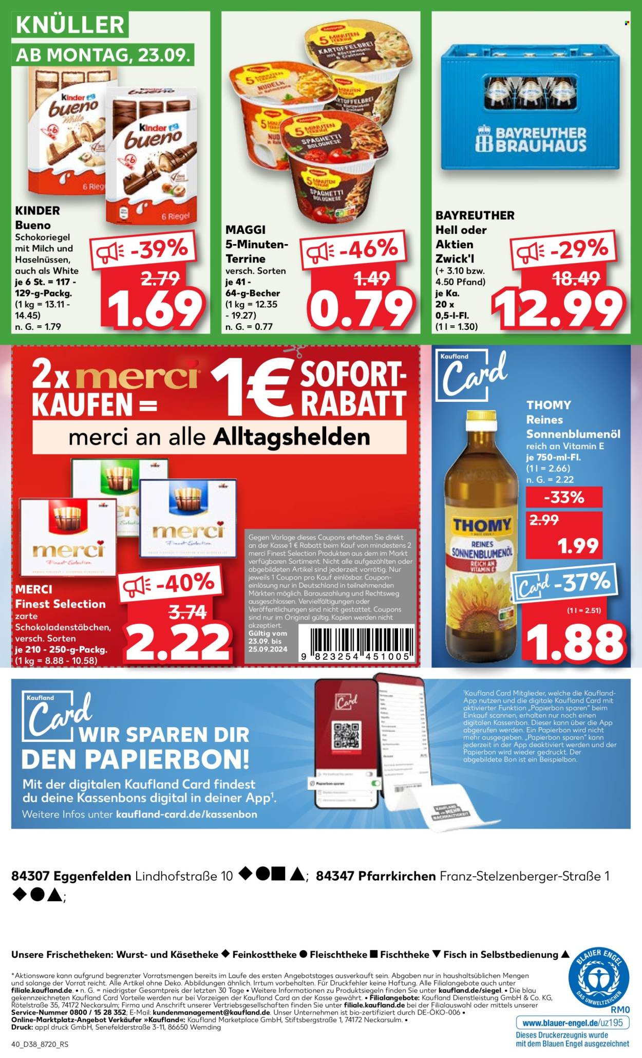 Prospekte Kaufland - 19.09.2024 - 25.09.2024. Seite 40