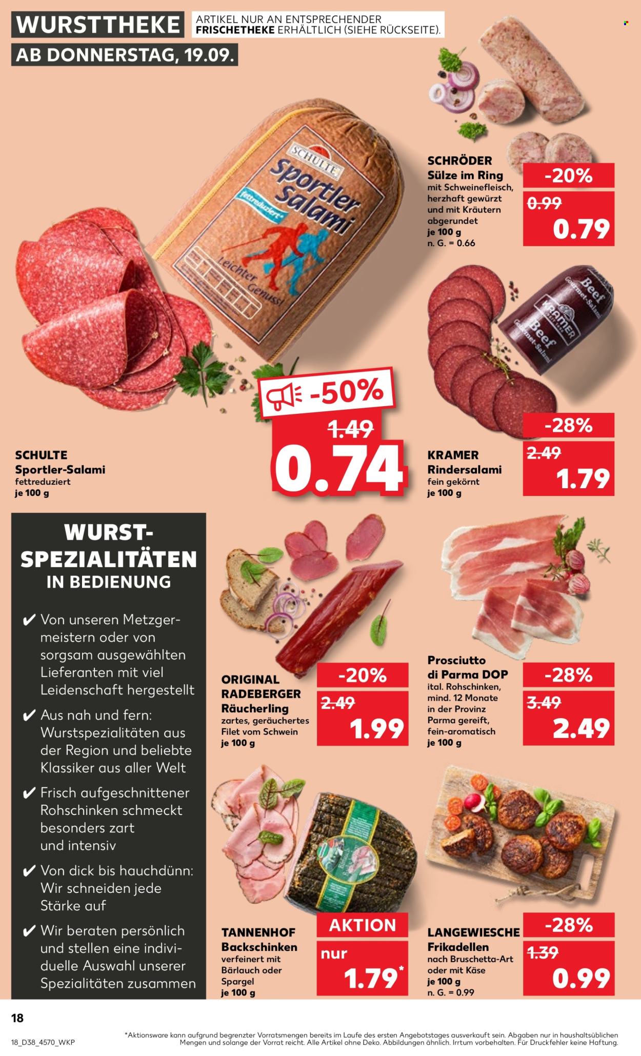 Prospekte Kaufland - 19.09.2024 - 25.09.2024. Seite 18