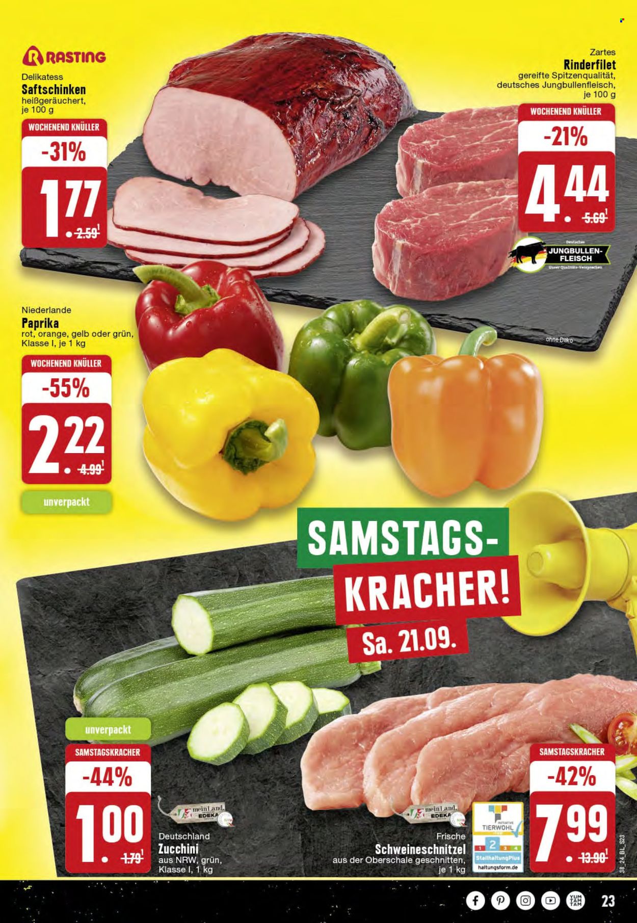 Prospekte Edeka - 16.09.2024 - 21.09.2024. Seite 23