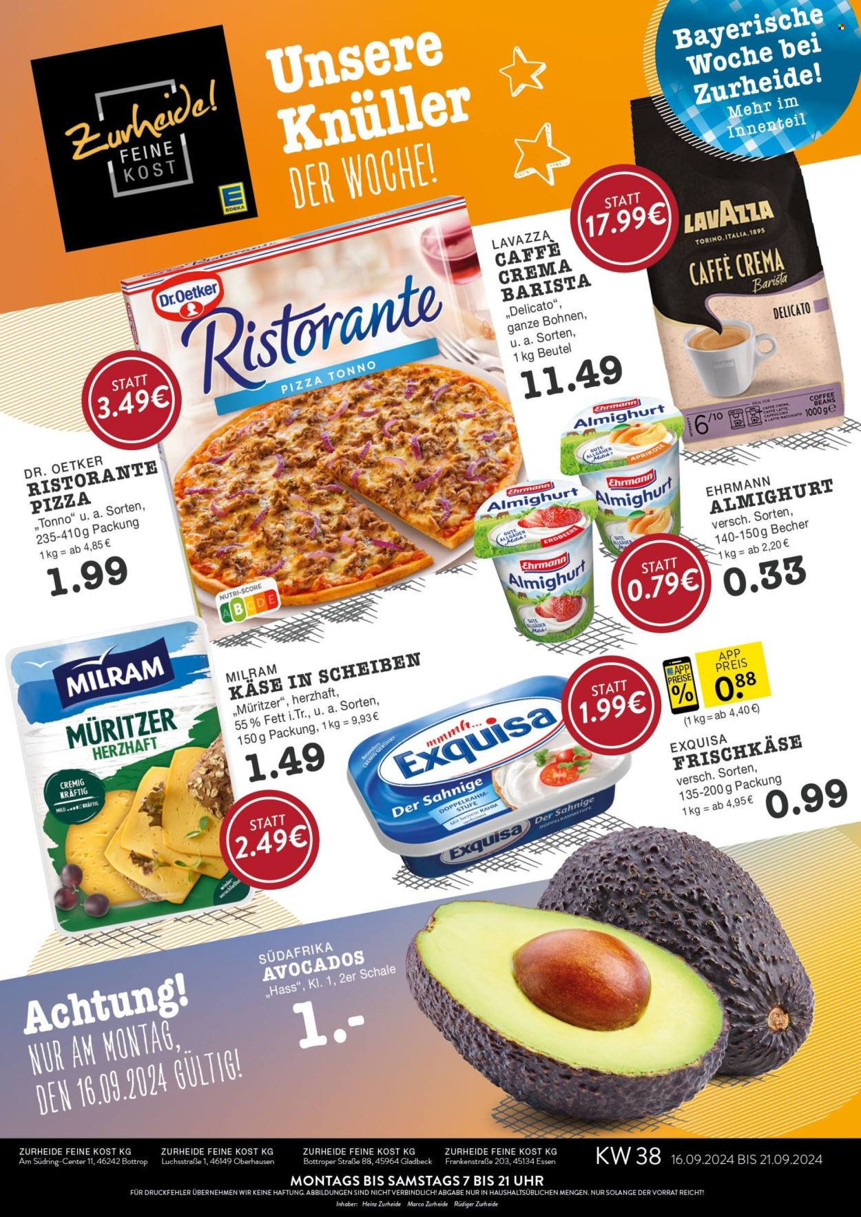 Prospekte Edeka - 16.09.2024 - 21.09.2024. Seite 1