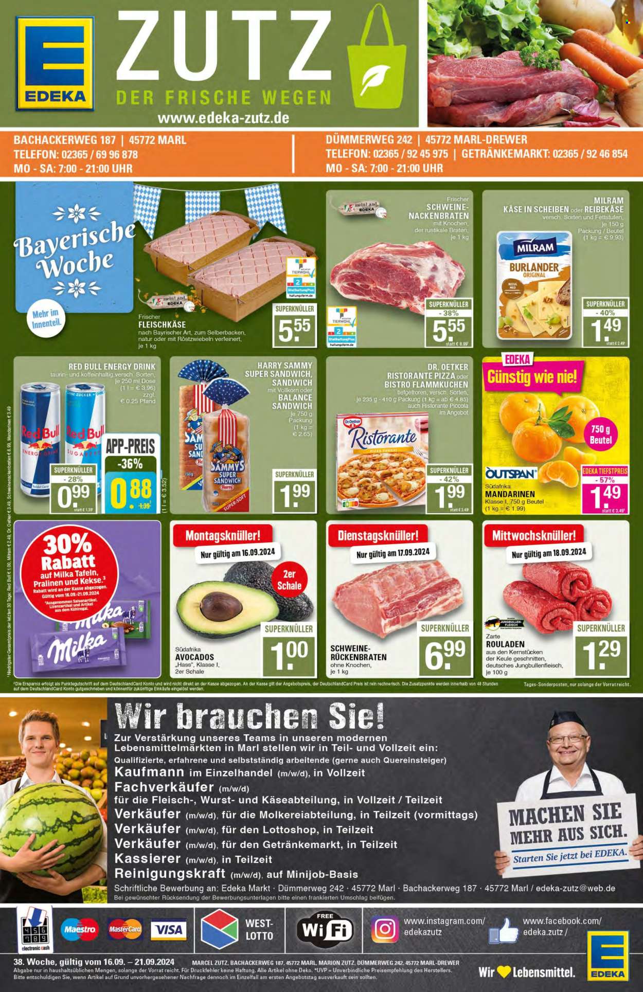 Prospekte Edeka - 16.09.2024 - 21.09.2024. Seite 1