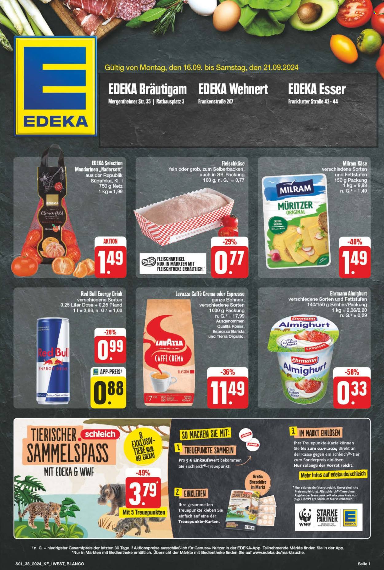 Prospekte Edeka - 16.09.2024 - 21.09.2024. Seite 1