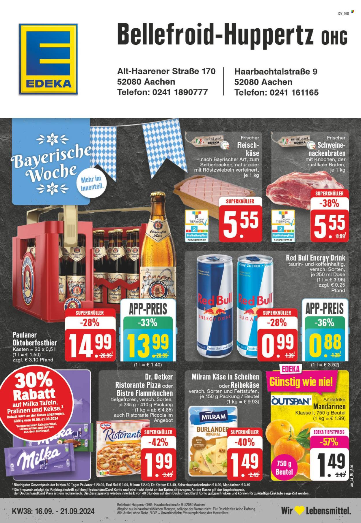 Prospekte Edeka - 16.09.2024 - 21.09.2024. Seite 1