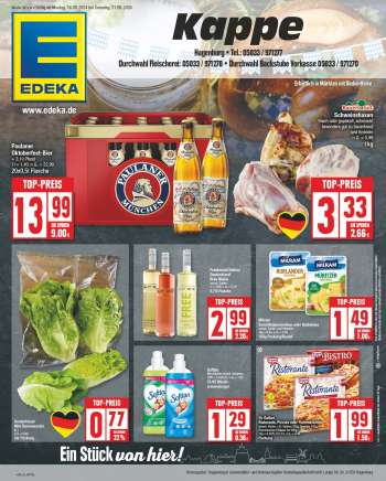 Prospekte Edeka - 16.09.2024 - 21.09.2024.