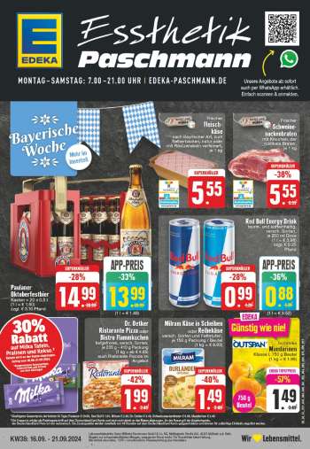 Prospekte Edeka - 16.09.2024 - 21.09.2024.