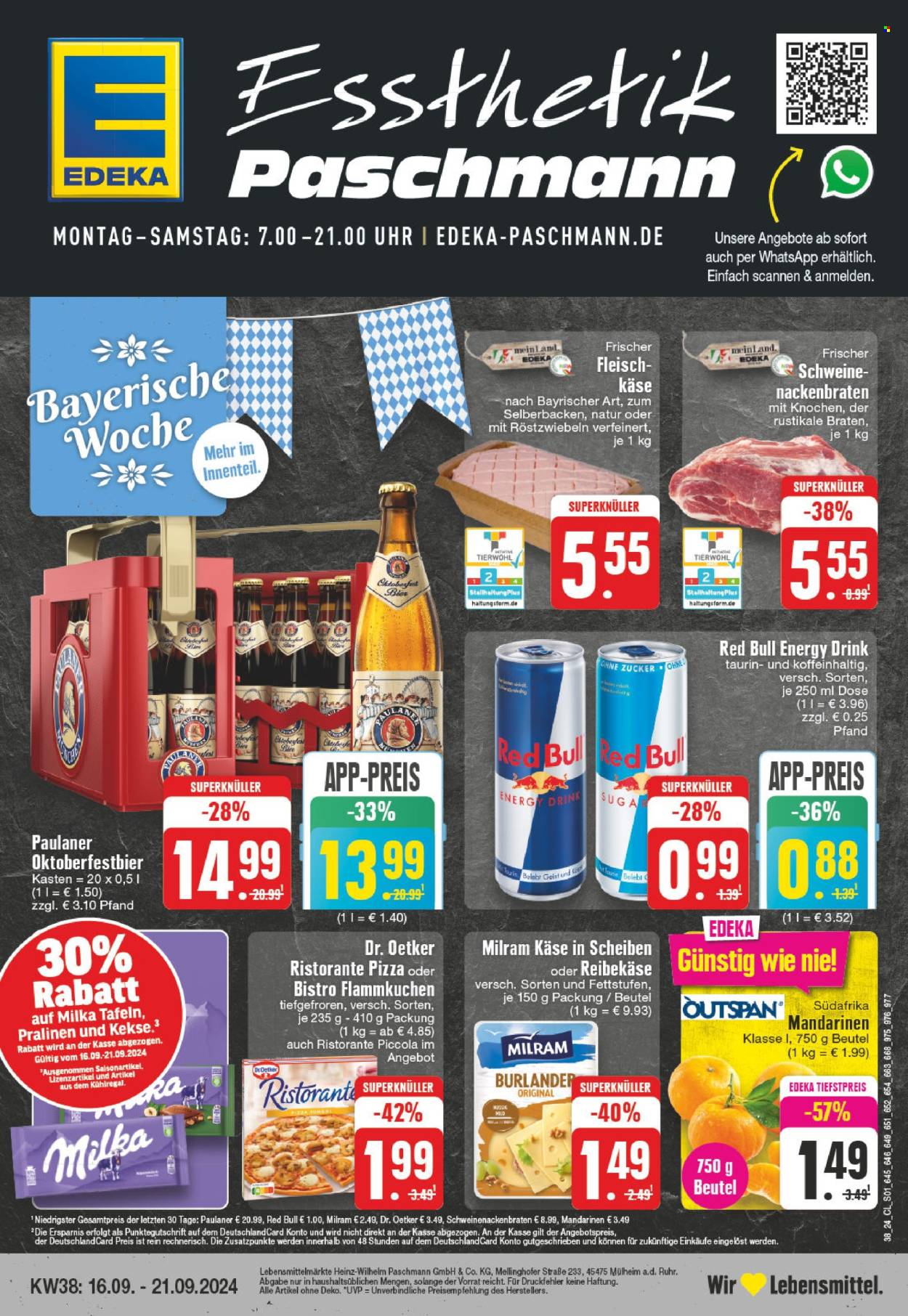 Prospekte Edeka - 16.09.2024 - 21.09.2024. Seite 1