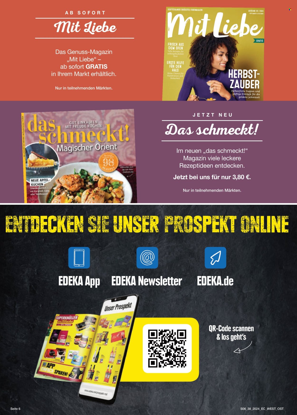 Prospekte Edeka - 16.09.2024 - 21.09.2024. Seite 6