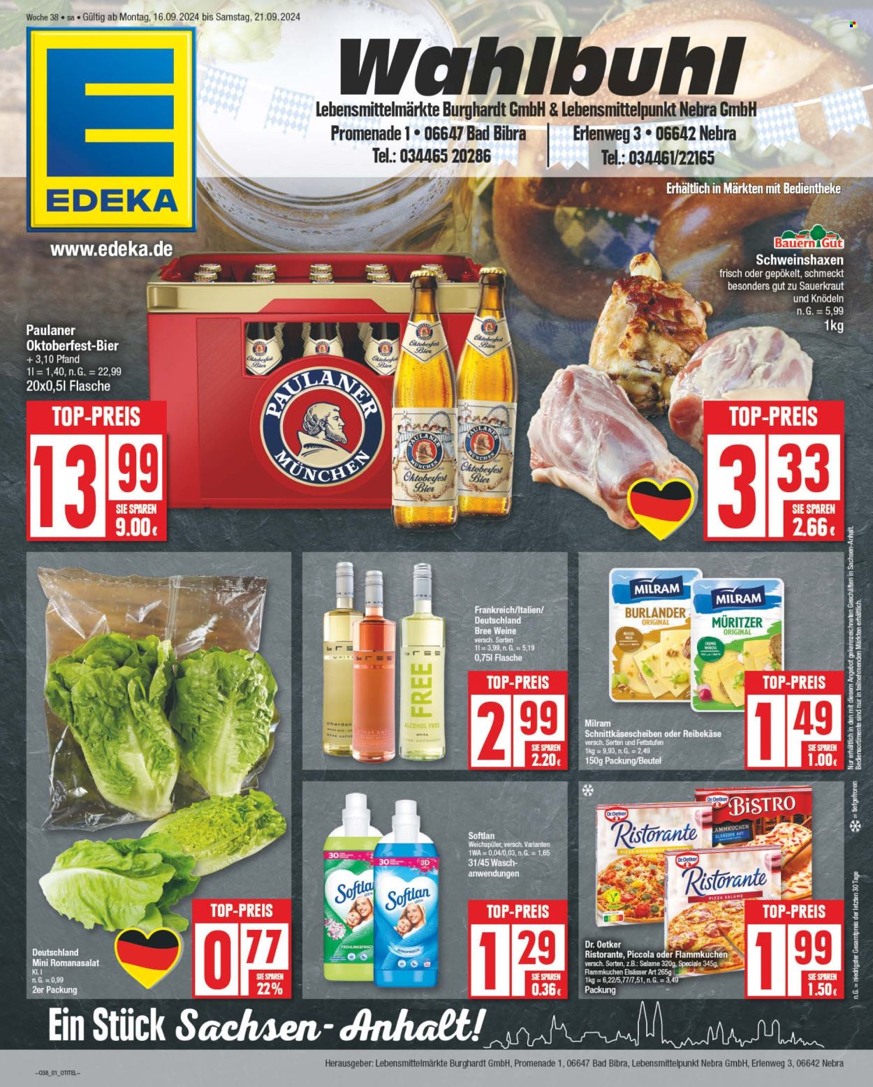 Prospekte Edeka - 16.09.2024 - 21.09.2024. Seite 1