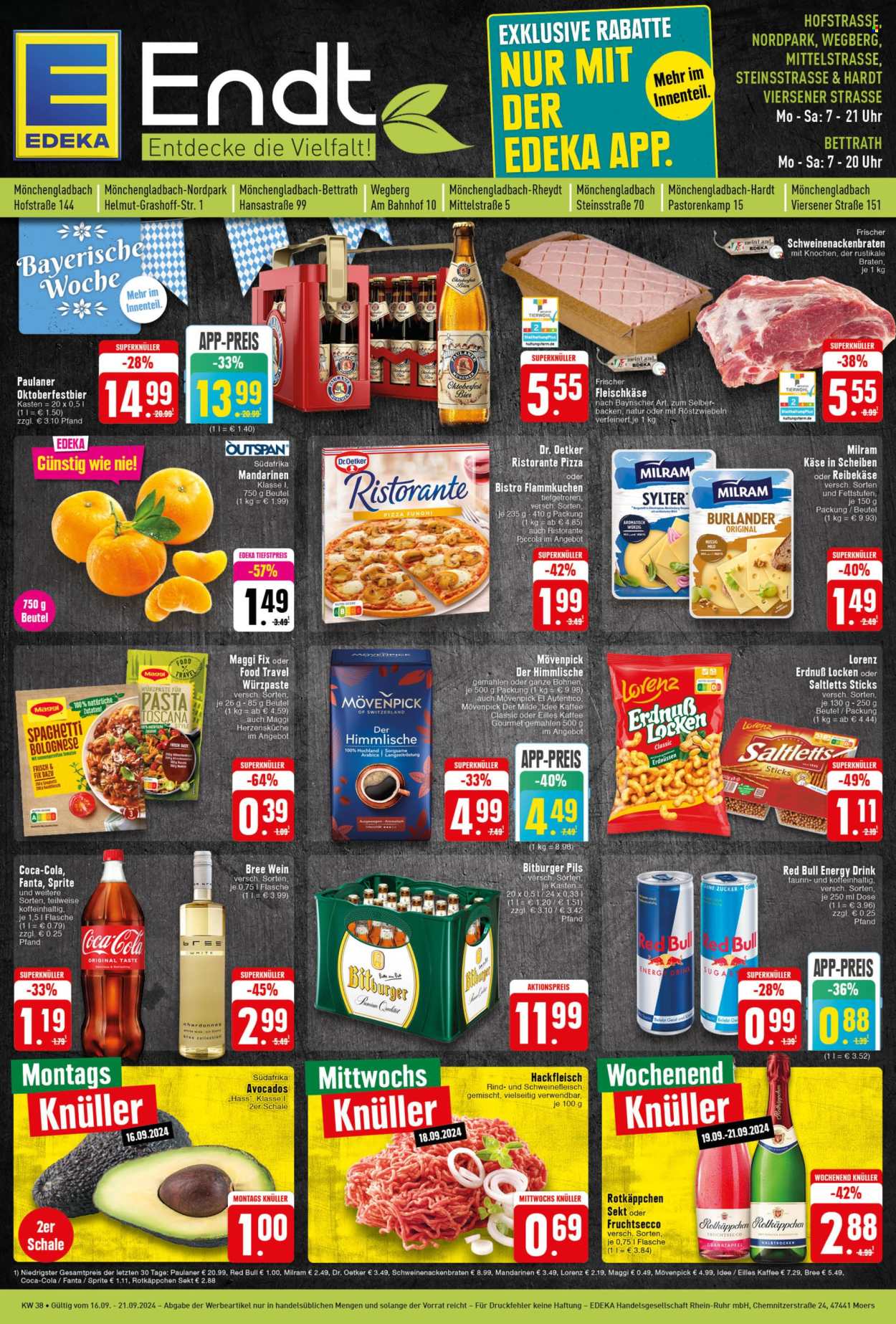 Prospekte Edeka - 16.09.2024 - 21.09.2024. Seite 1