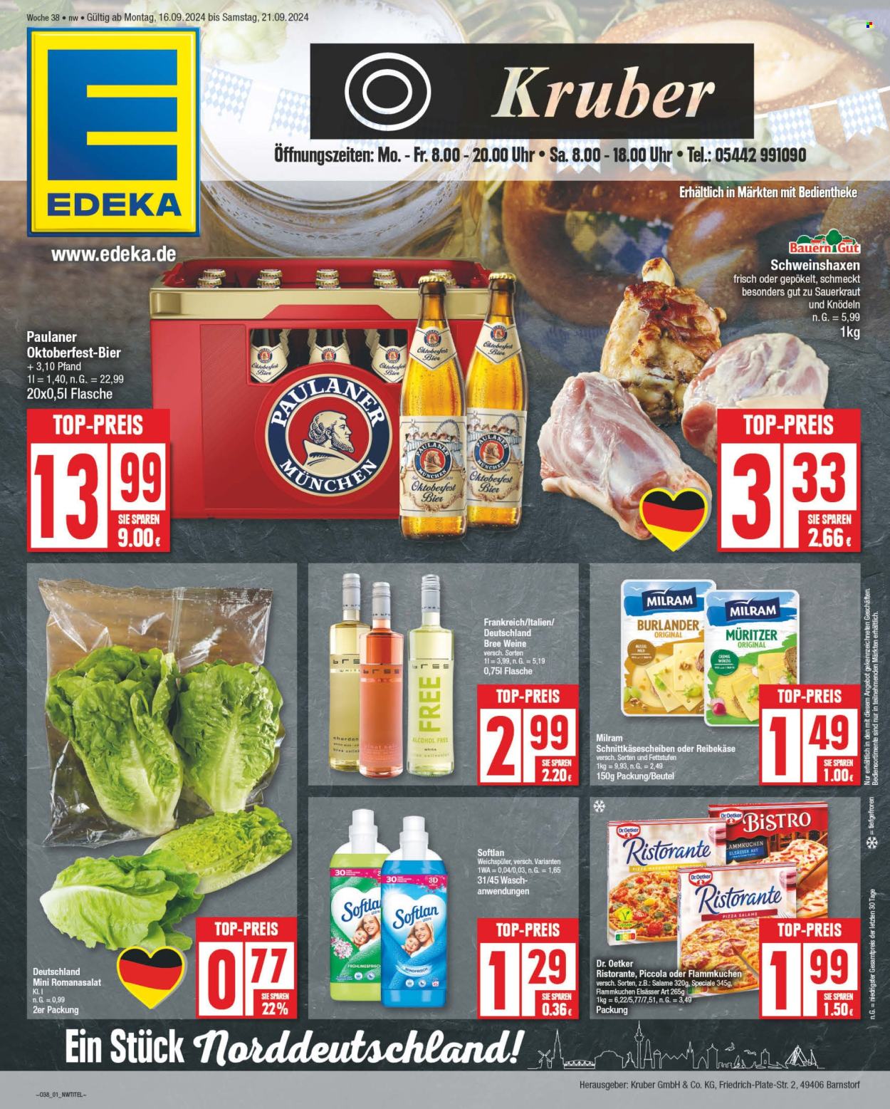 Prospekte Edeka - 16.09.2024 - 21.09.2024. Seite 1