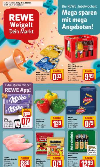 Prospekte REWE - 23.09.2024 - 28.09.2024.