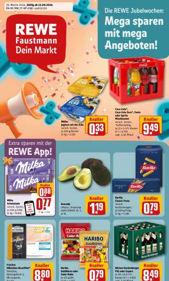 Prospekte REWE - 23.09.2024 - 28.09.2024.