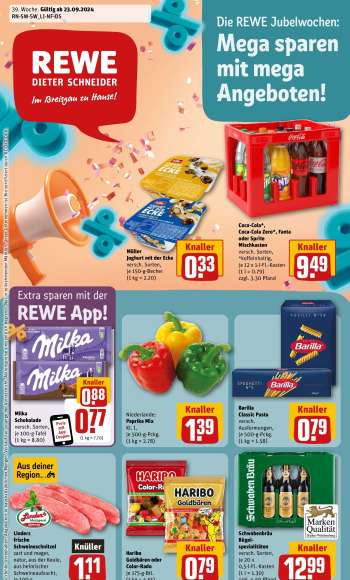 Prospekte REWE - 23.09.2024 - 28.09.2024.