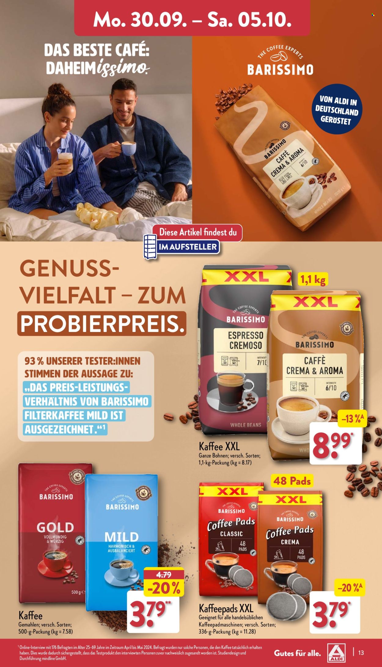 Prospekte ALDI Nord - 30.09.2024 - 5.10.2024. Seite 13