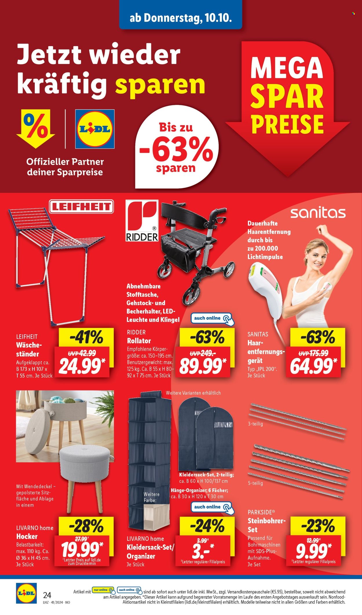 Prospekte Lidl - 7.10.2024 - 12.10.2024. Seite 10