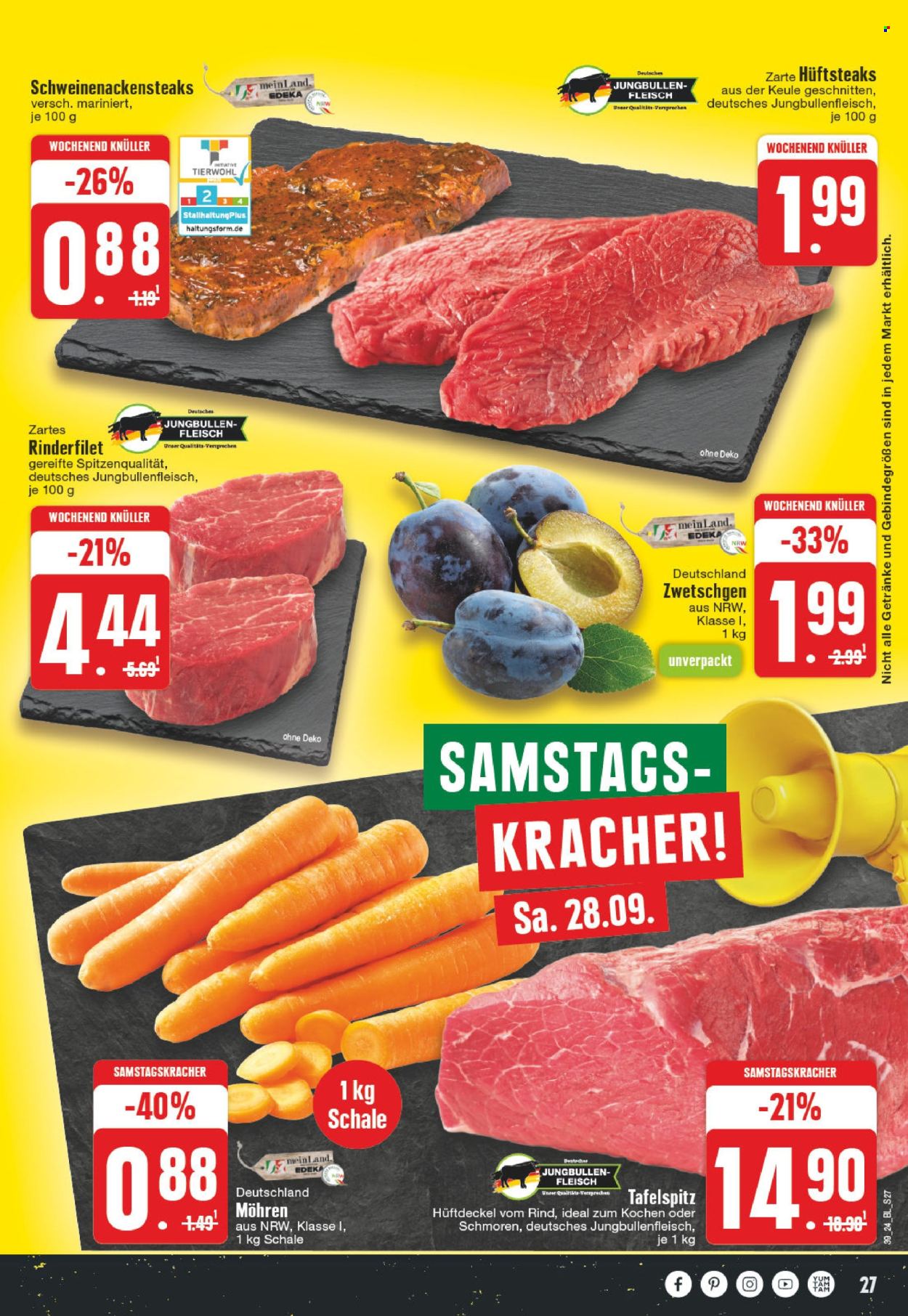 Prospekte Edeka - 23.09.2024 - 28.09.2024. Seite 27