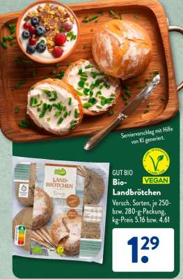 GUT BIO Bio-Landbrötchen