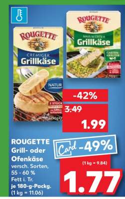 ROUGETTE Grill- oder Ofenkäse