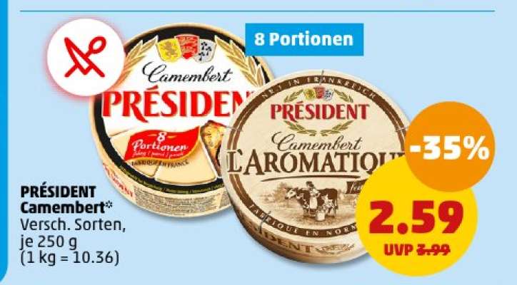 PRÉSIDENT Camembert