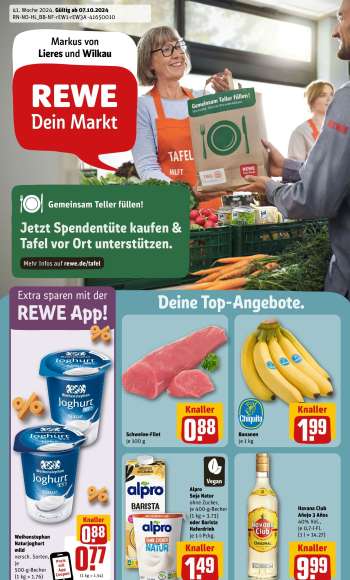 Prospekte REWE - 7.10.2024 - 12.10.2024.