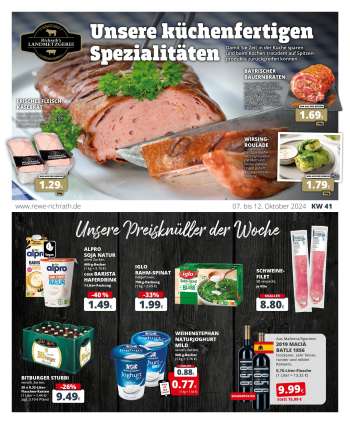 Prospekte REWE - 7.10.2024 - 12.10.2024.