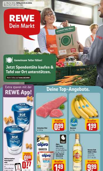 Prospekte REWE - 7.10.2024 - 12.10.2024.