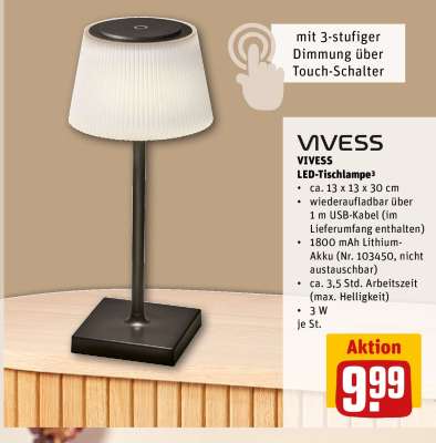 VIVESS LED-Tischlampe³