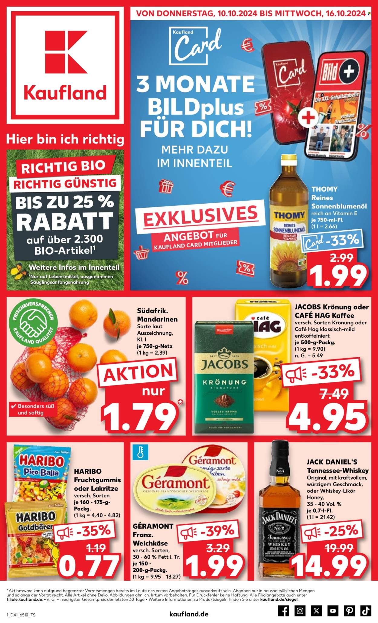 Prospekte Kaufland - 10.10.2024 - 16.10.2024. Seite 1