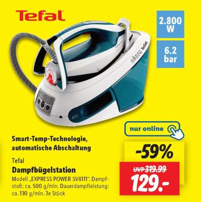 TEFAL Dampfbügelstation