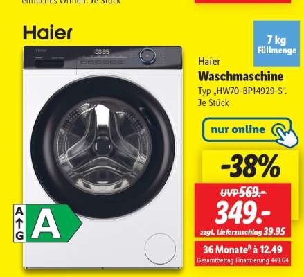Haier Waschmaschine