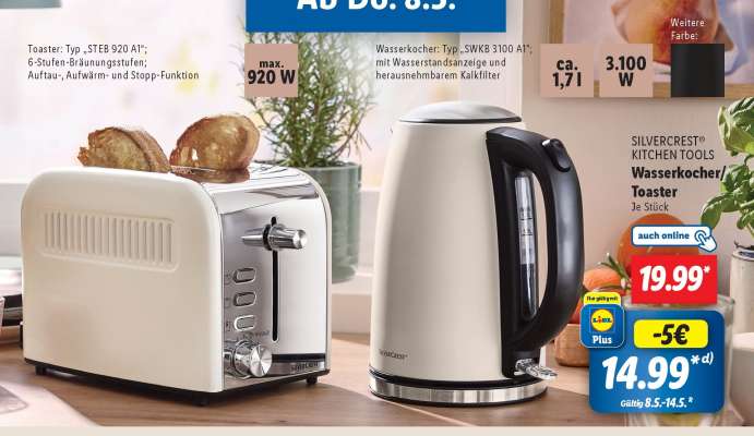 SILVERCREST KITCHEN TOOLS Wasserkocher/Toaster