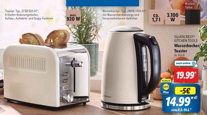SILVERCREST® KITCHEN TOOLS Wasserkocher/Toaster