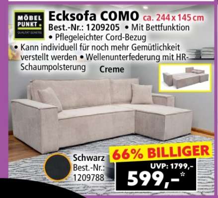 Ecksofa COMO