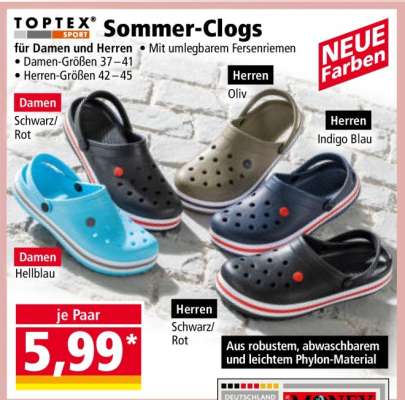 TOPTEX SPORT Sommer-Clogs