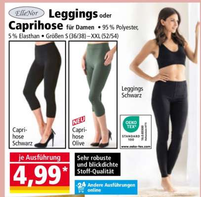 Leggings oder Caprihose