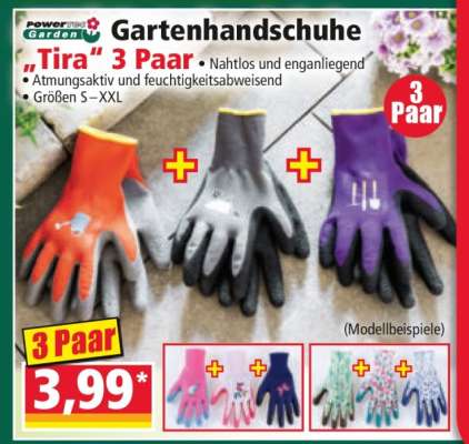 Gartenhandschuhe „Tira“ 3 Paar