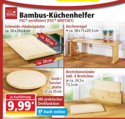 Bambus Küchenhelfer