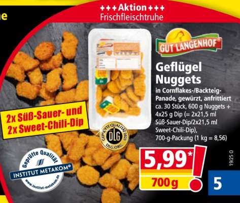 Geflügel Nuggets