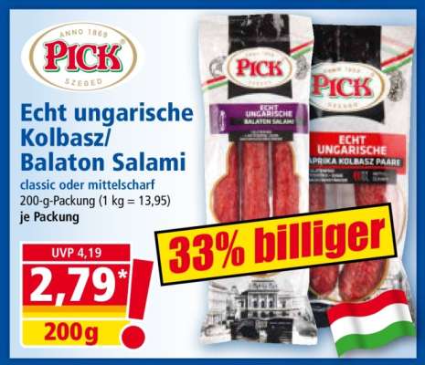 Echt ungarische Kolbasz/Balaton Salami