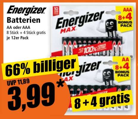 Energizer Batterien
