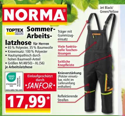 Sommer-Arbeitslatzhose